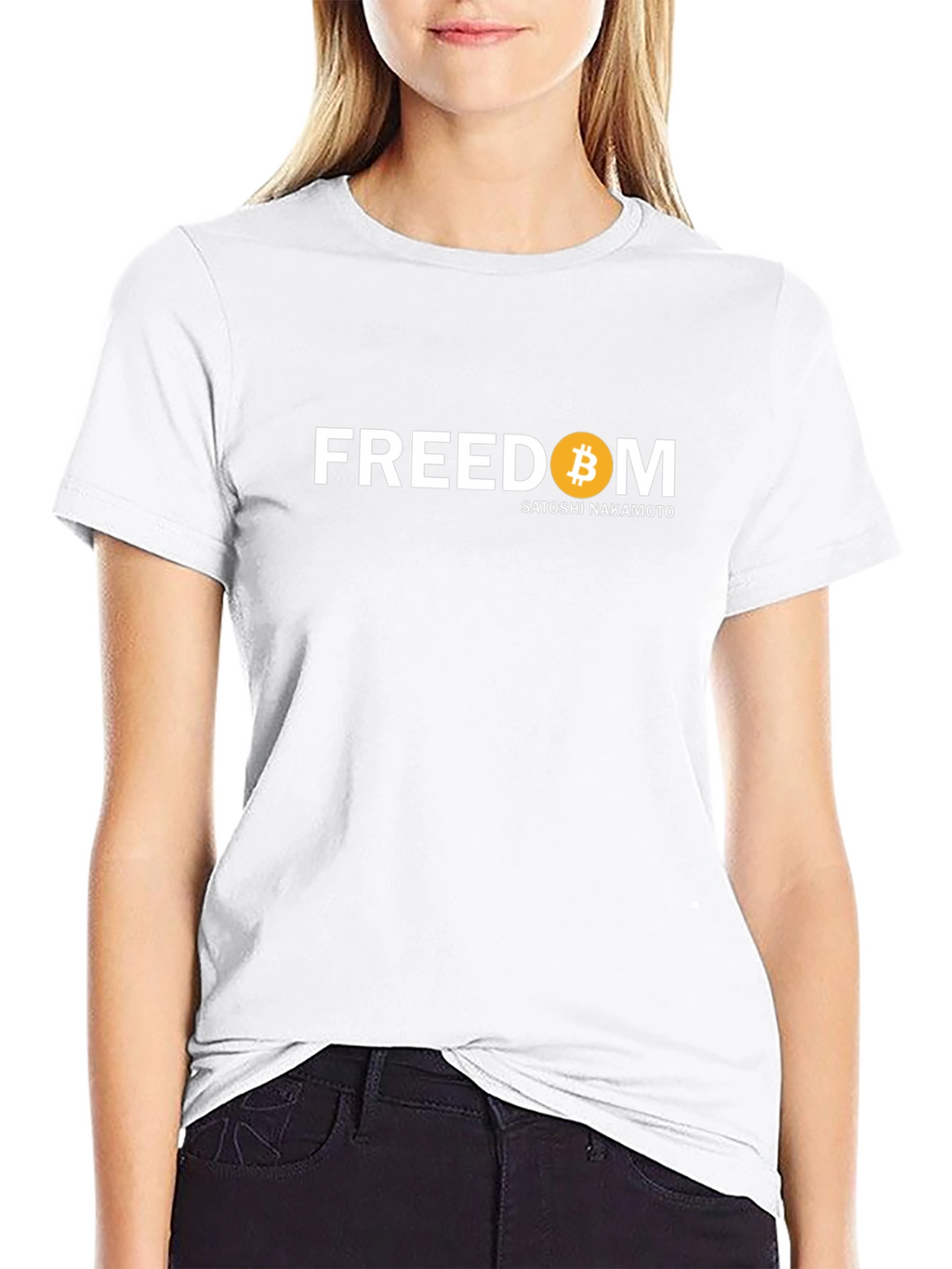 Bitcoin Freedom T-Shirt - Satoshi Nakamoto Design