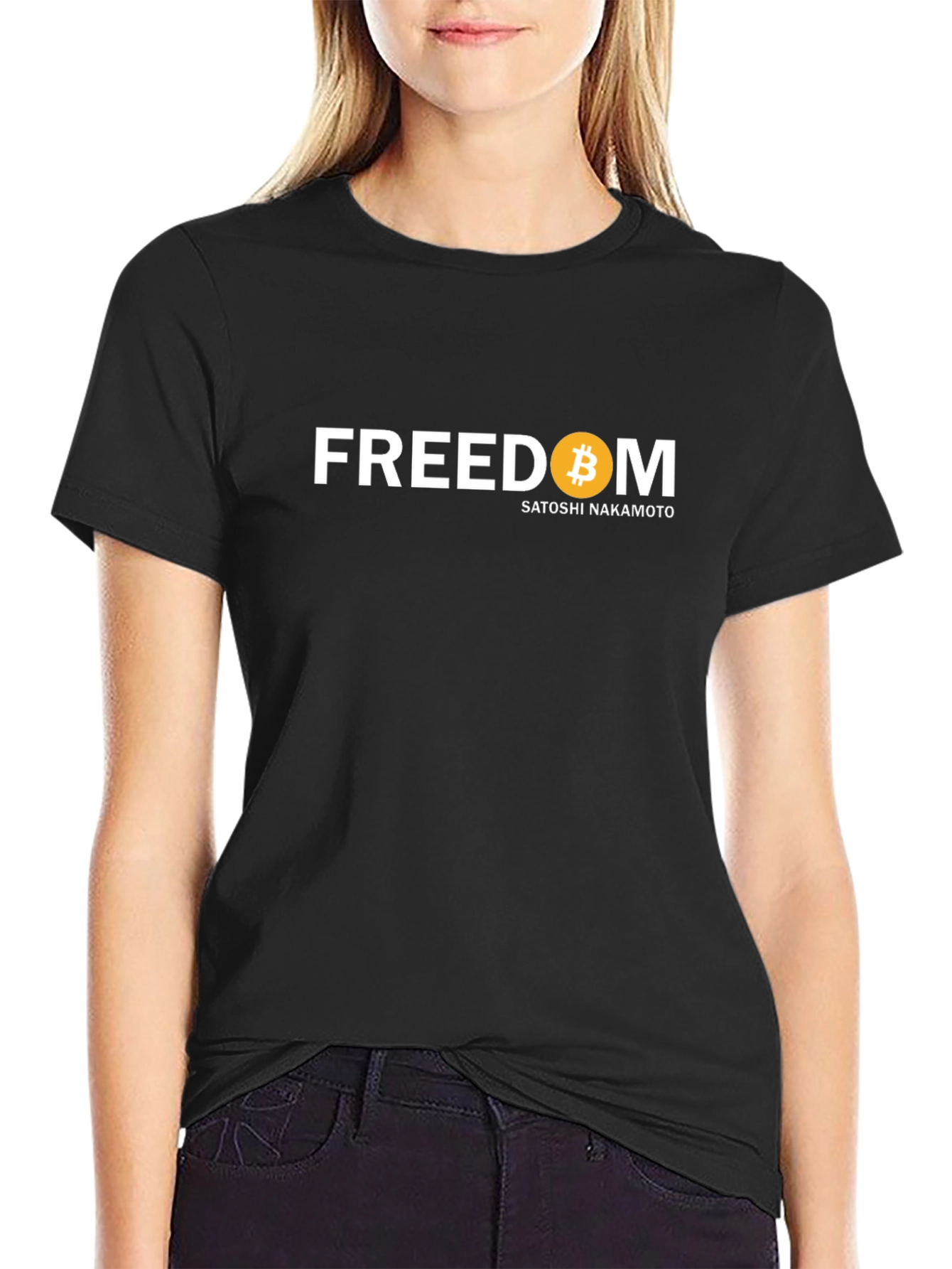 Bitcoin Freedom T-Shirt - Satoshi Nakamoto Design