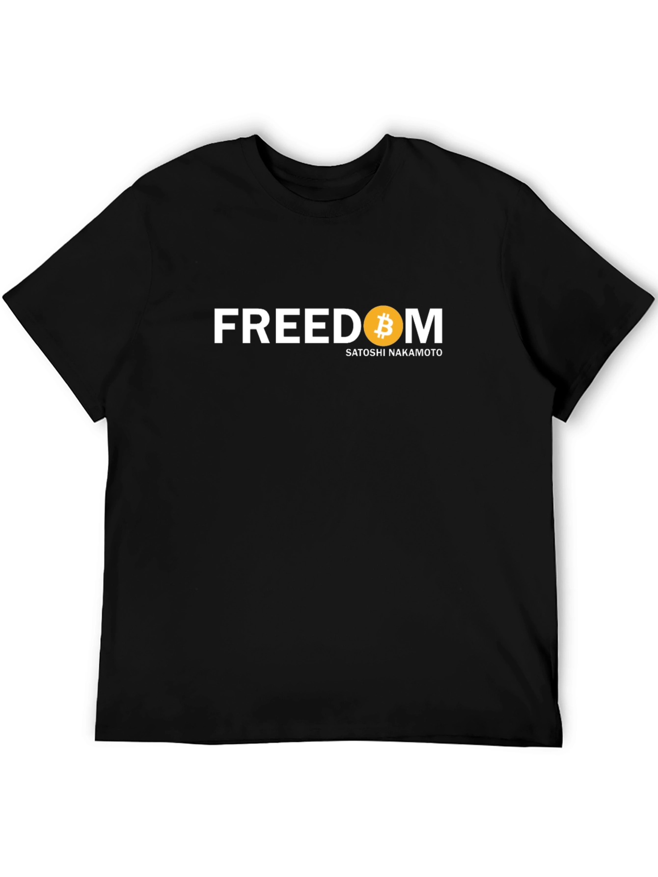 Bitcoin Freedom T-Shirt - Satoshi Nakamoto Design