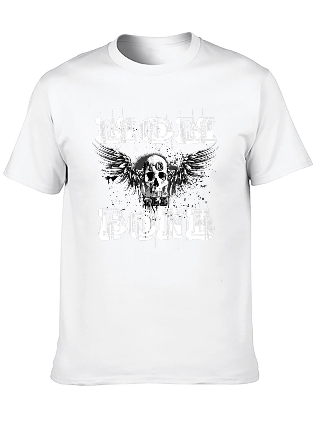 Mom To The Bone Graphic Tee - Black