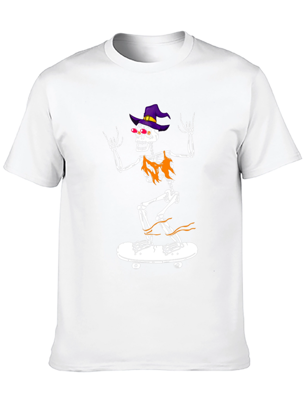 Cool Skeleton Skateboard T-Shirt