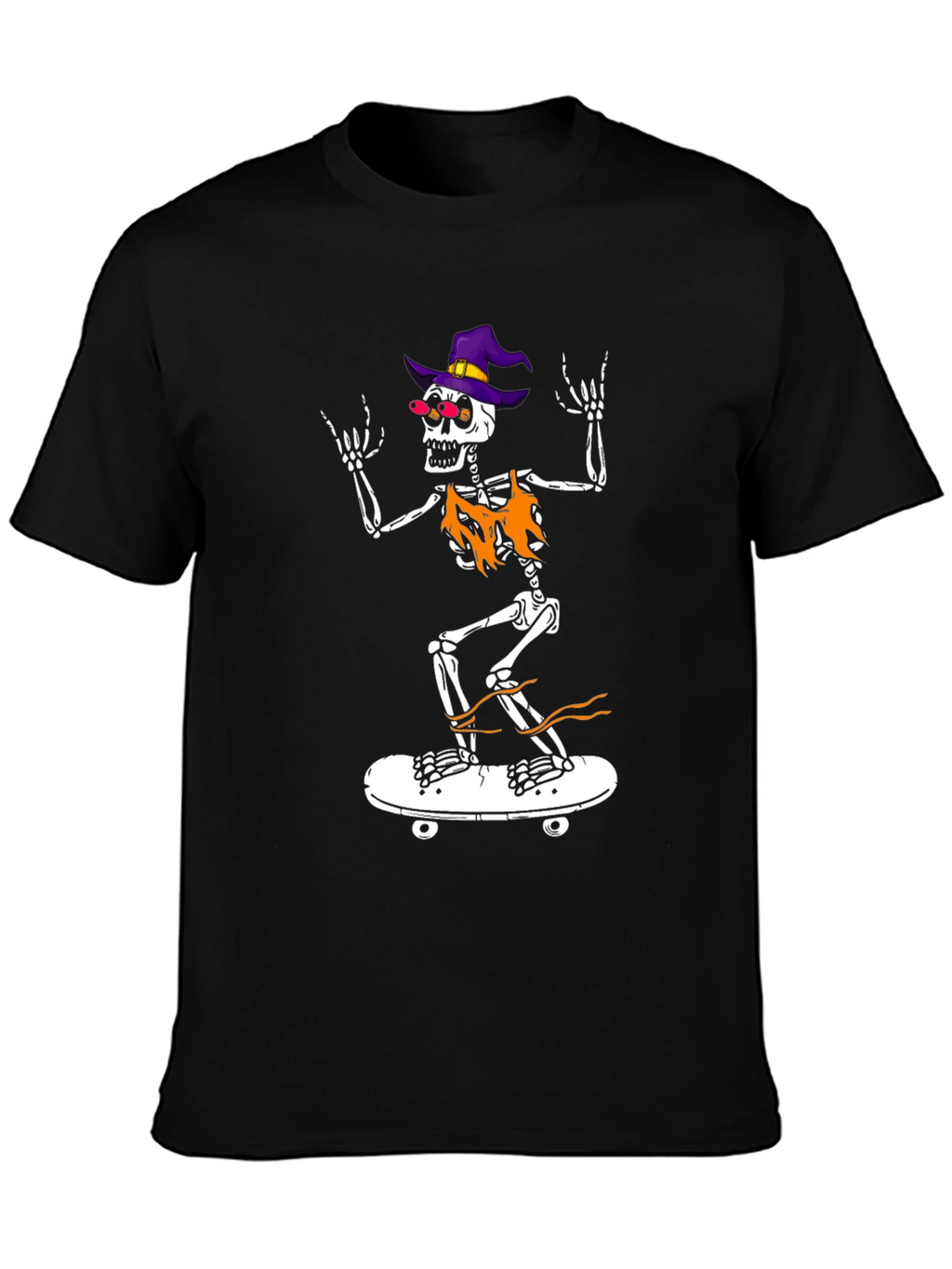 Cool Skeleton Skateboard T-Shirt