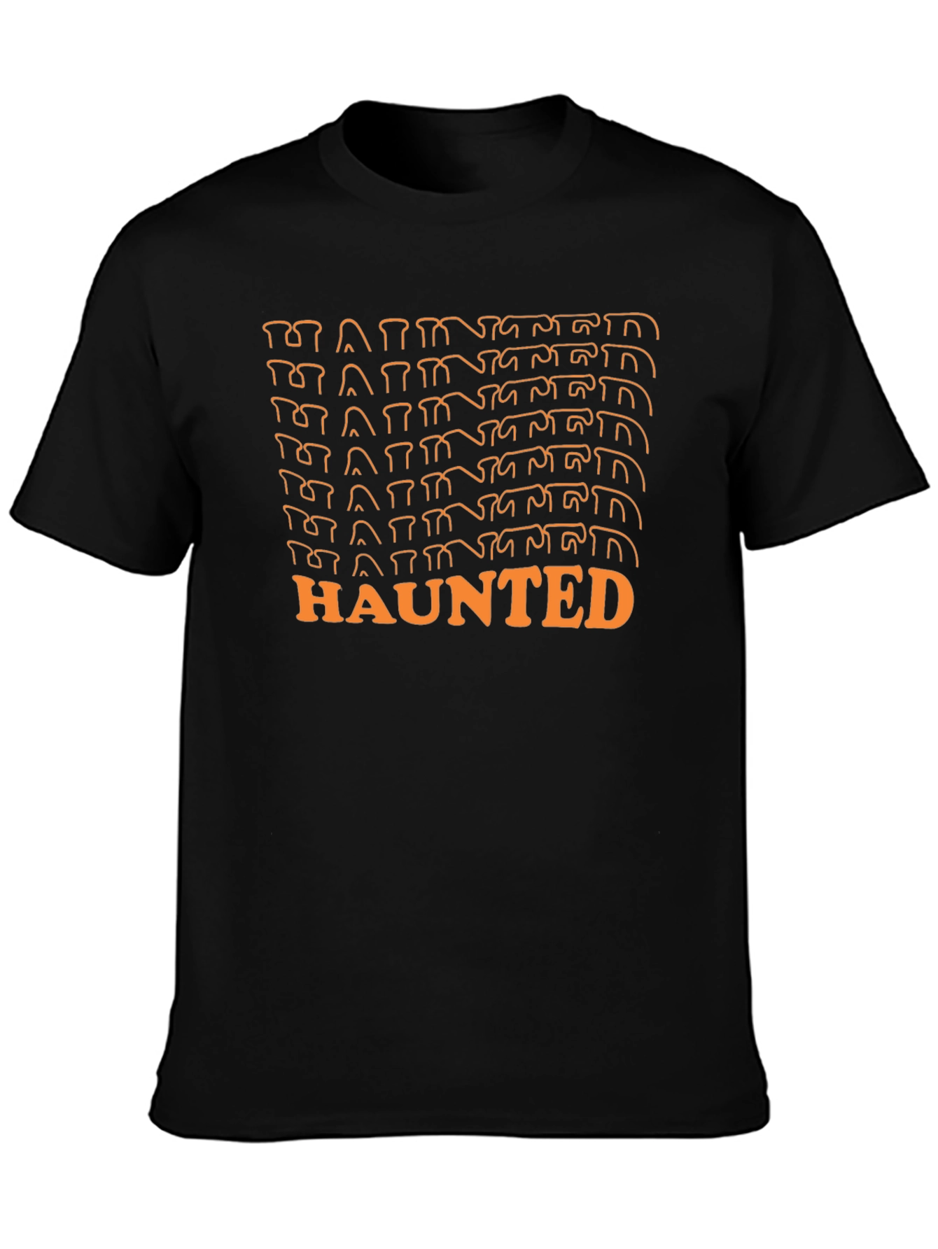 Haunted Graphic Tee - Spooky Season Shirt