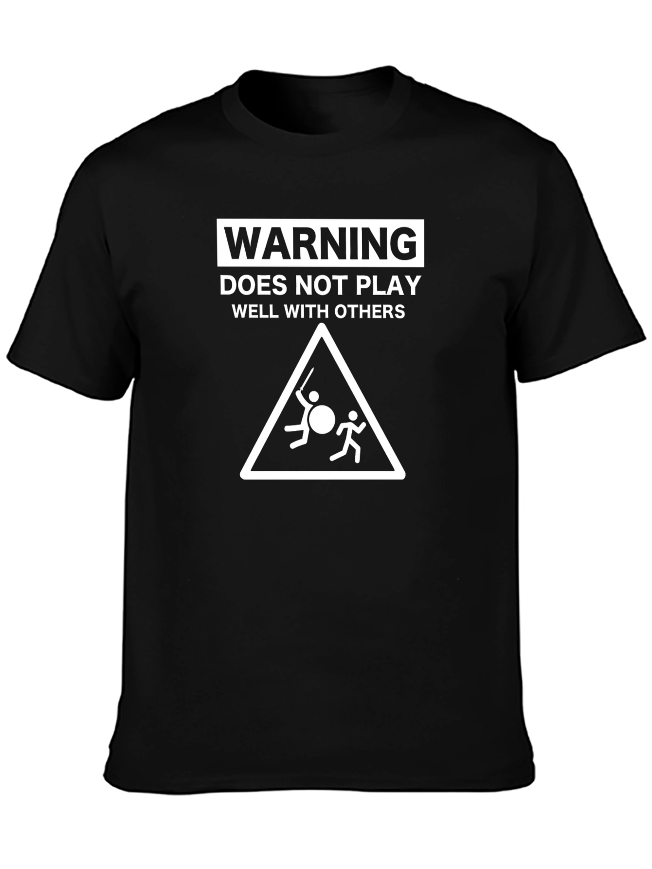 Warning Graphic Novelty T-Shirt