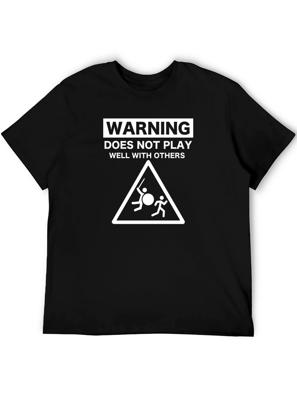 Warning Graphic Novelty T-Shirt
