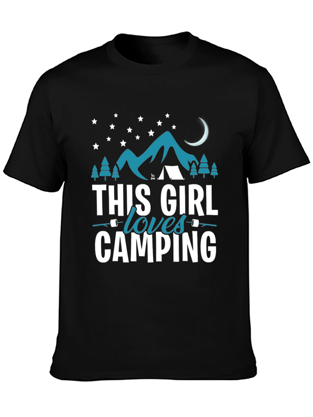 This Girl Loves Camping T-Shirt