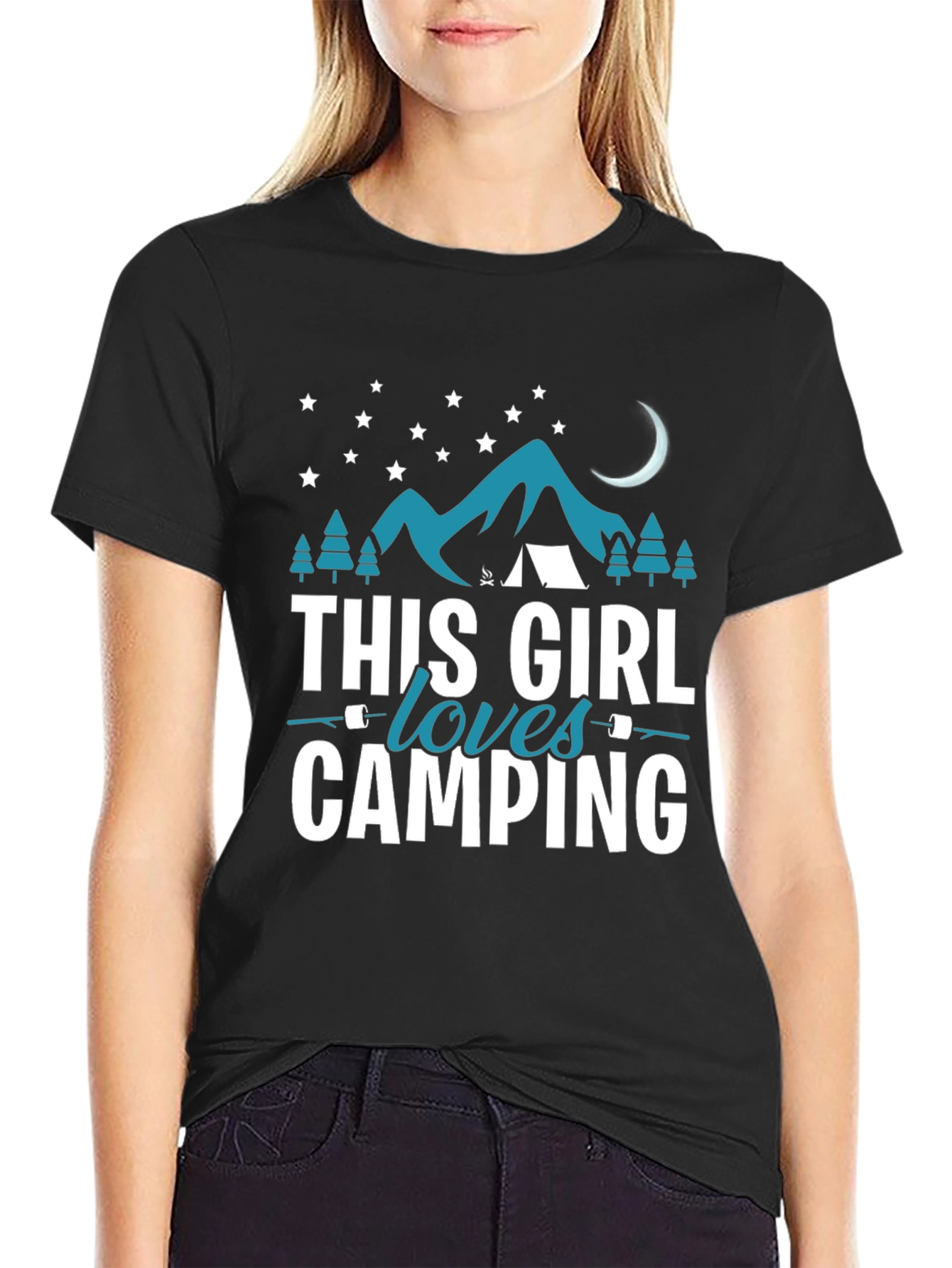 This Girl Loves Camping T-Shirt
