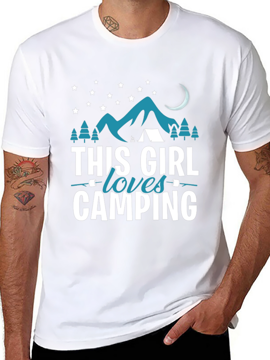 This Girl Loves Camping T-Shirt