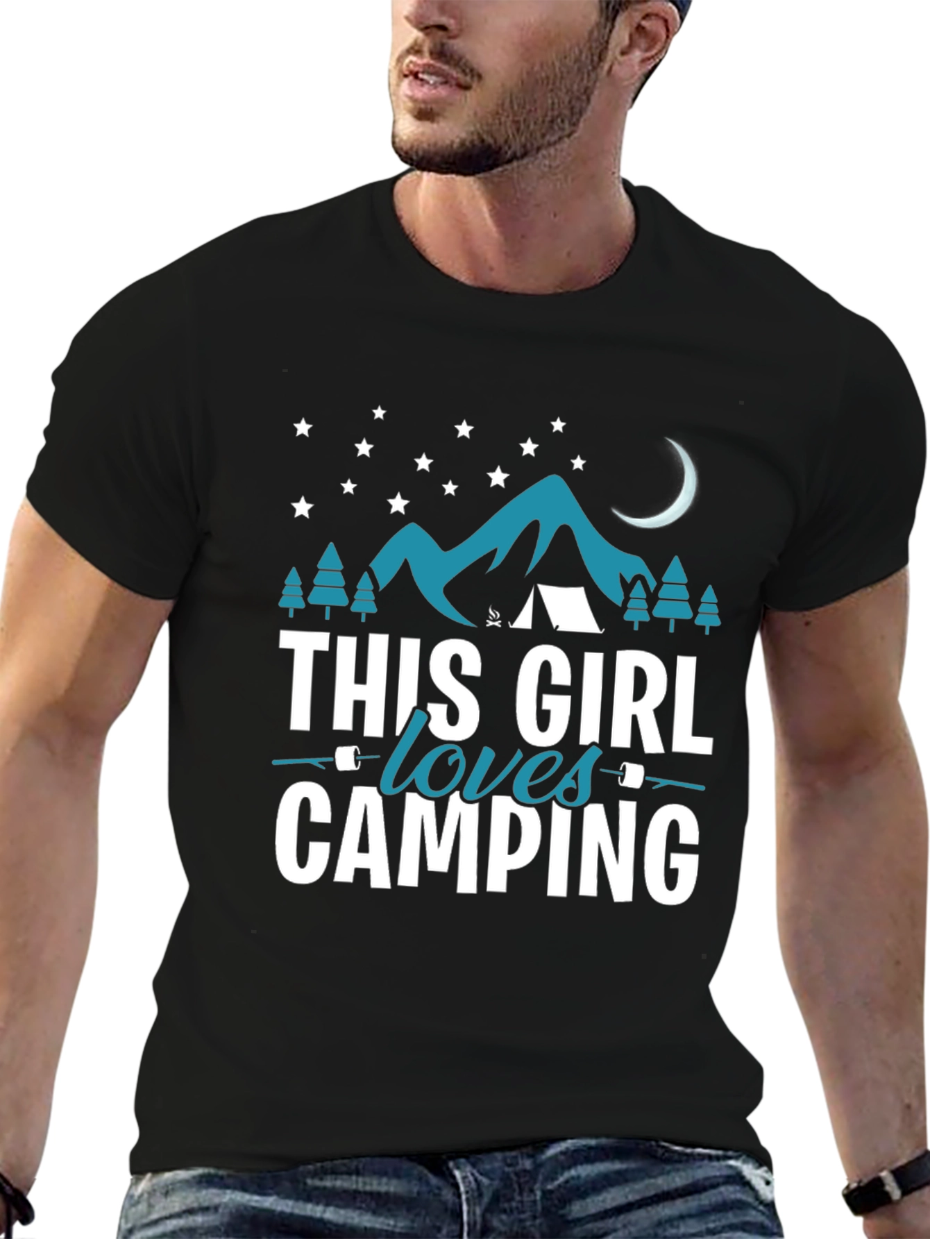 This Girl Loves Camping T-Shirt