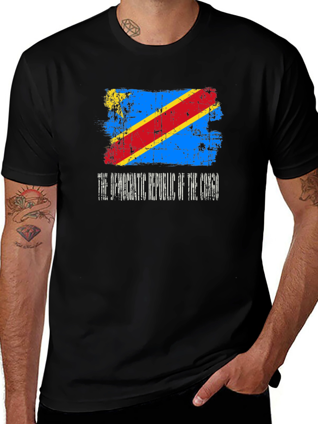 DR Congo Flag T-Shirt - Democratic Republic of the Congo