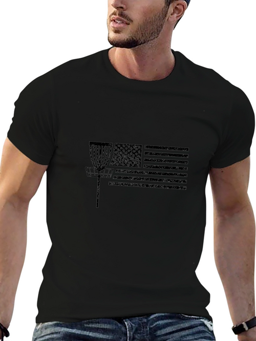 American Flag Disc Golf T-Shirt