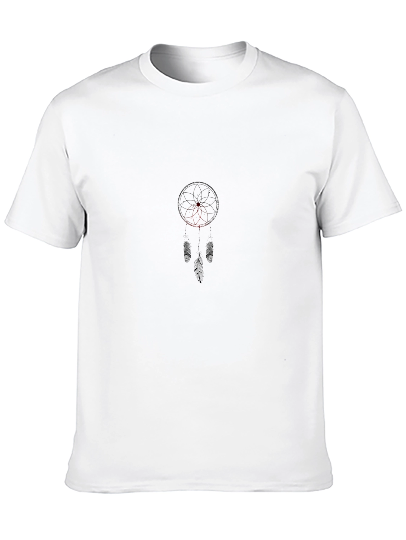Dreamcatcher Graphic Tee - Soft Black Cotton