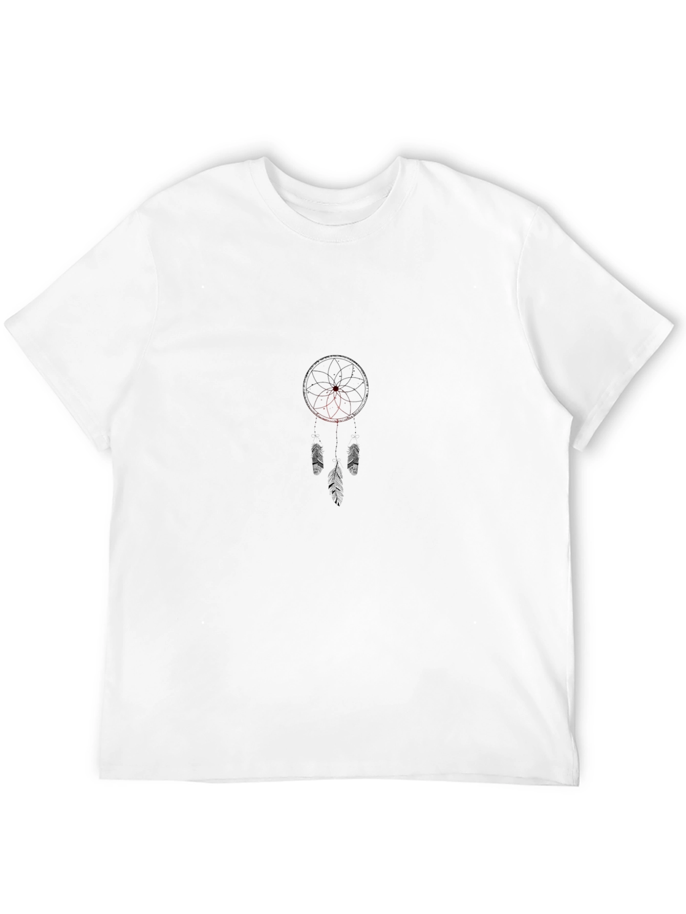 Dreamcatcher Graphic Tee - Soft Black Cotton