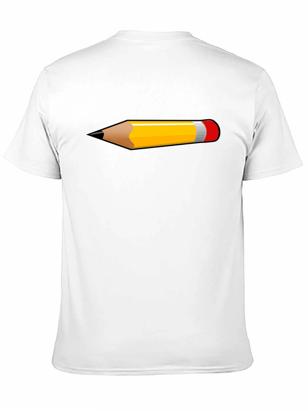 Pencil Graphic Black T-Shirt | Trendy Casual Tee