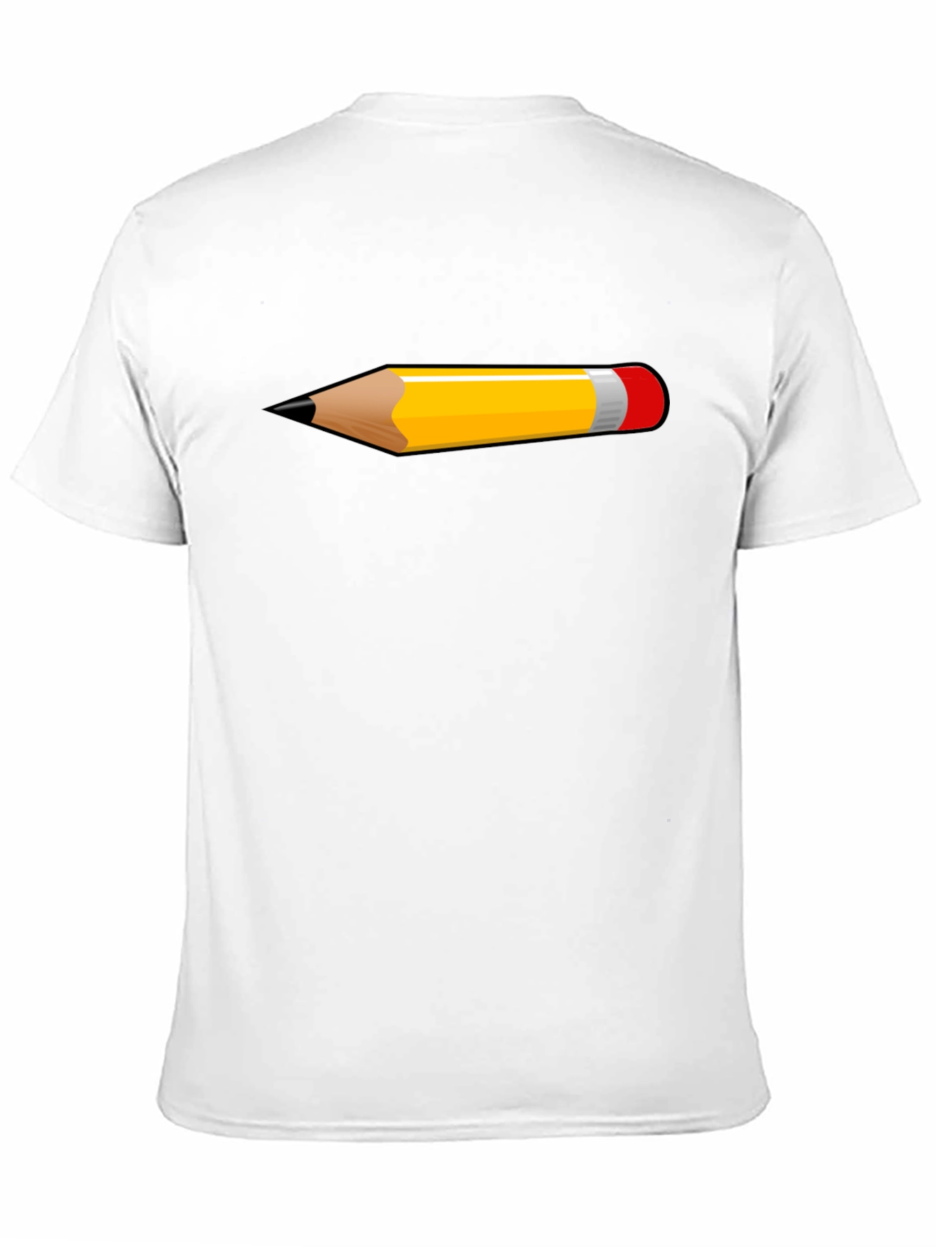 Pencil Graphic Black T-Shirt | Trendy Casual Tee