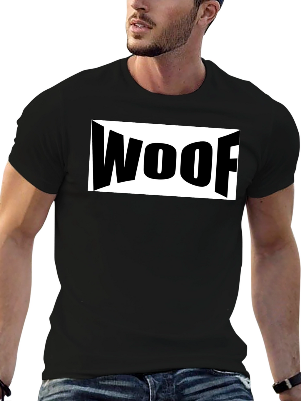 WOOF Graphic Tee - Classic Black