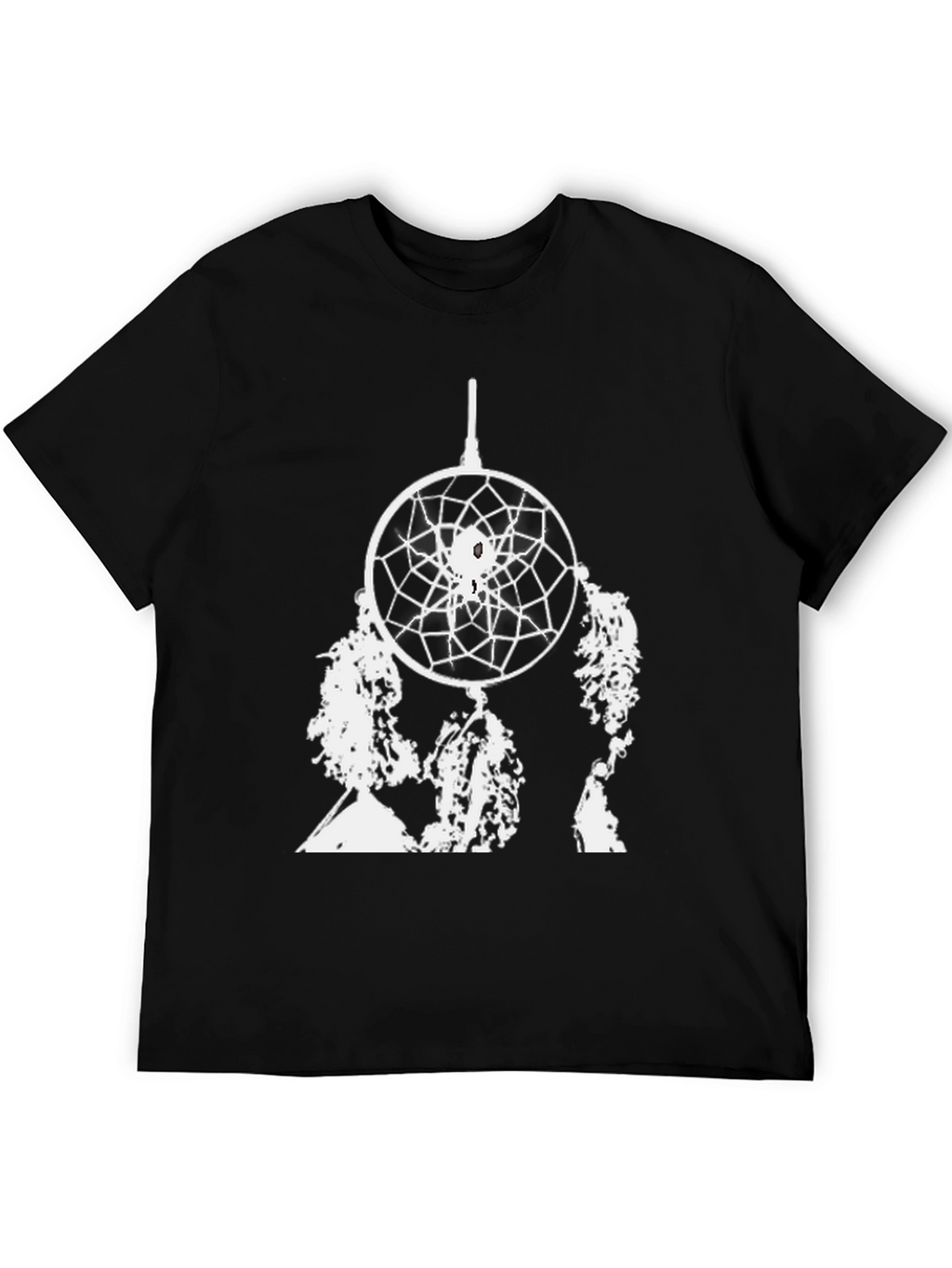 Dreamcatcher Graphic Tee - Black Cotton Blend