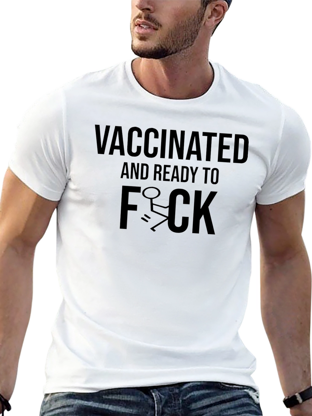 Vaccinated & Ready Funny T-Shirt