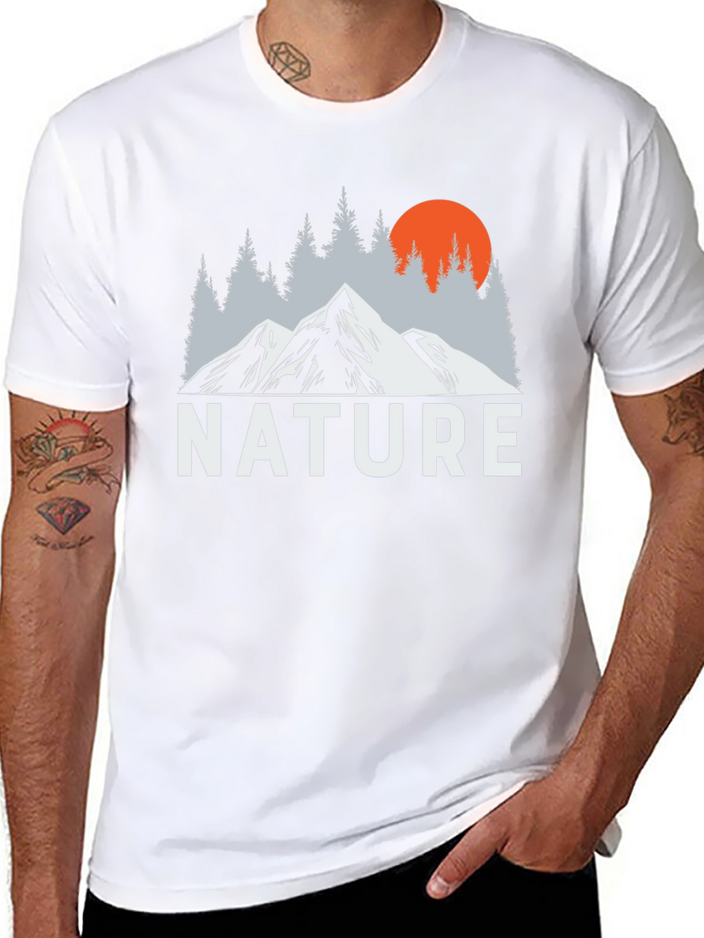 Nature Graphic Tee - Outdoor Adventure Shirt