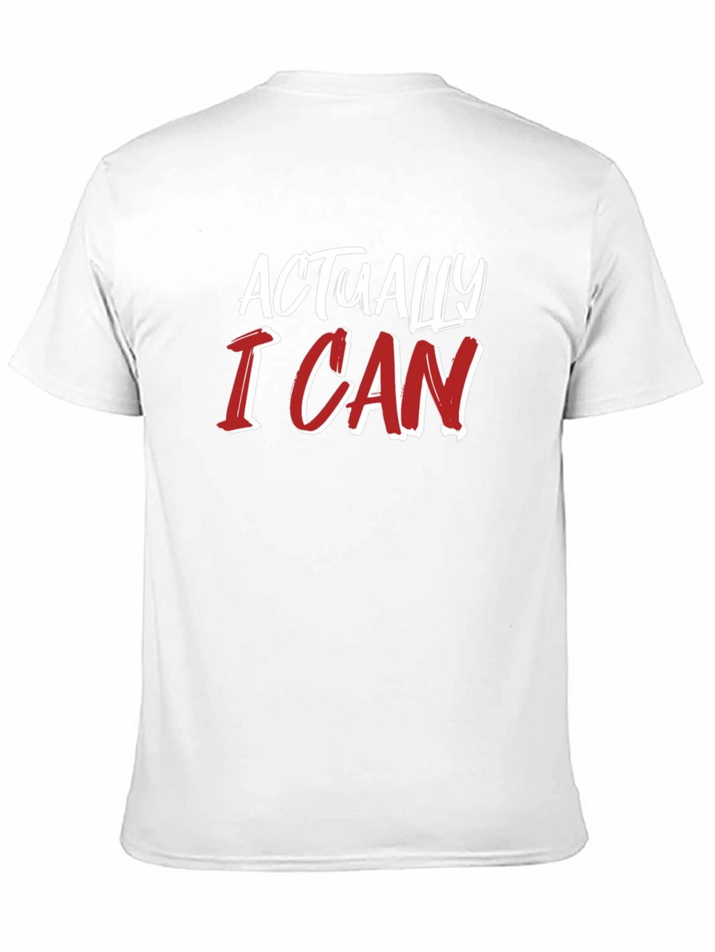 Actually I Can Graphic Tee - Black