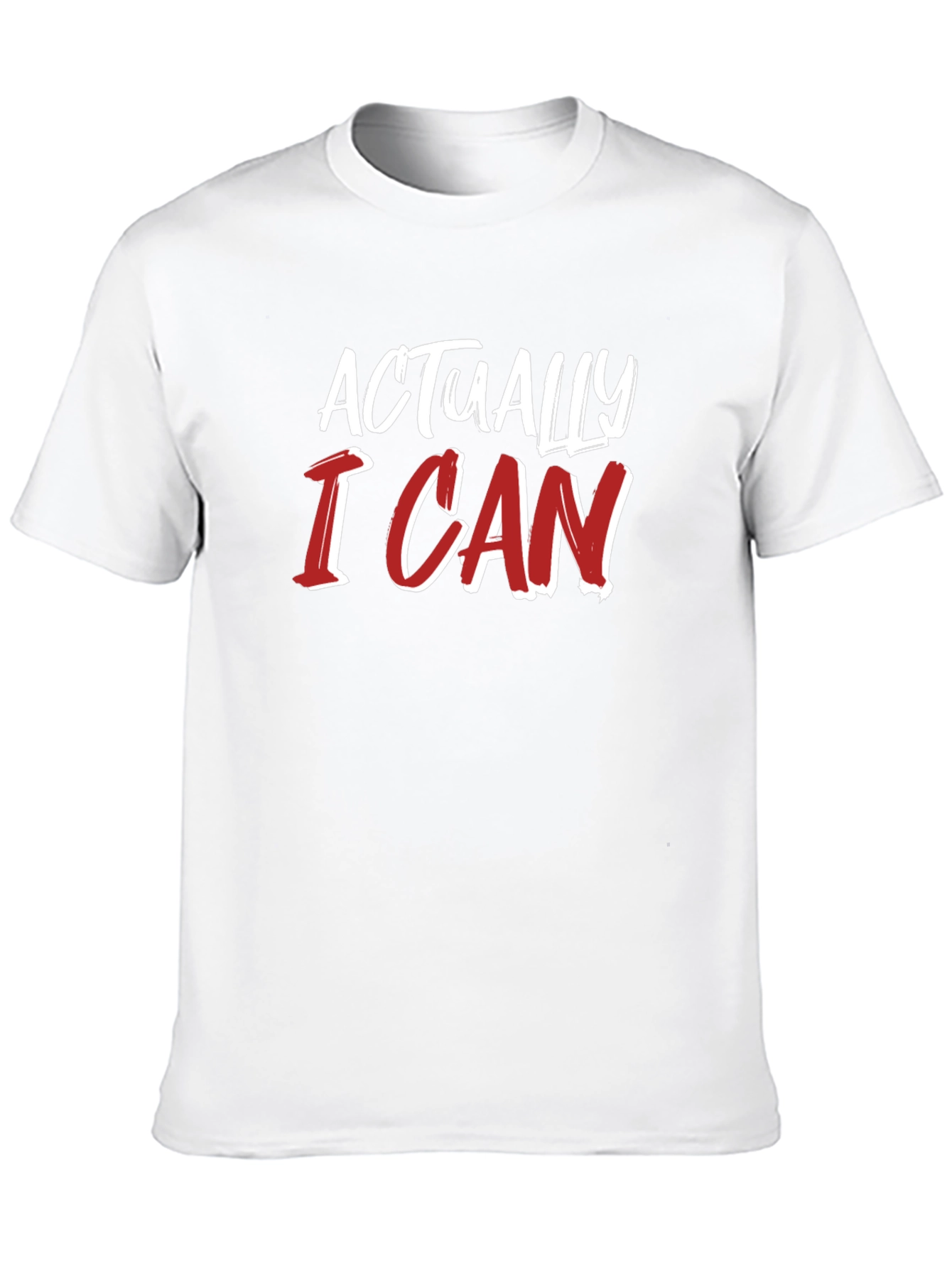 Actually I Can Graphic Tee - Black