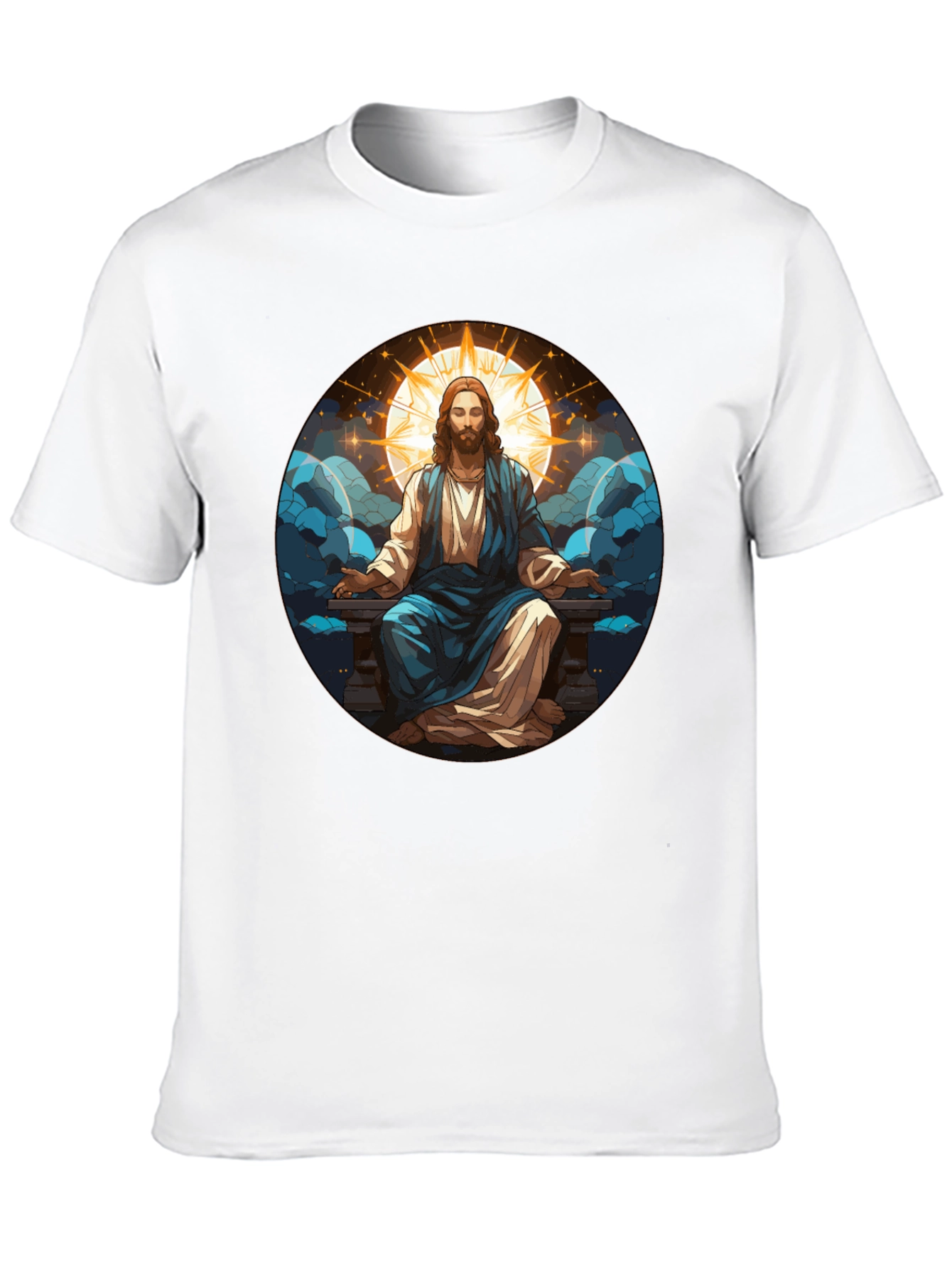 Zen Jesus Graphic Tee - Spiritual Comfort