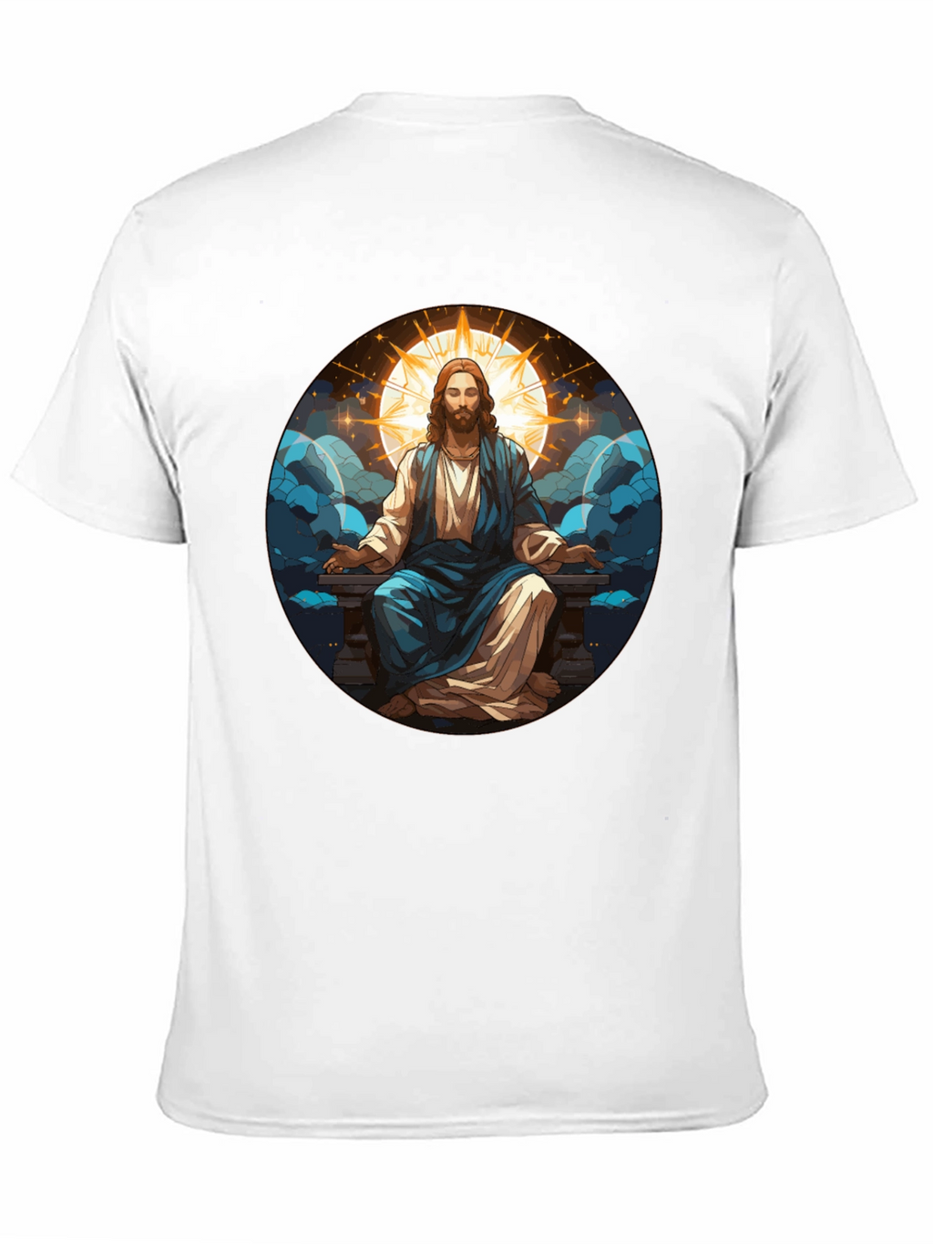 Zen Jesus Graphic Tee - Spiritual Comfort