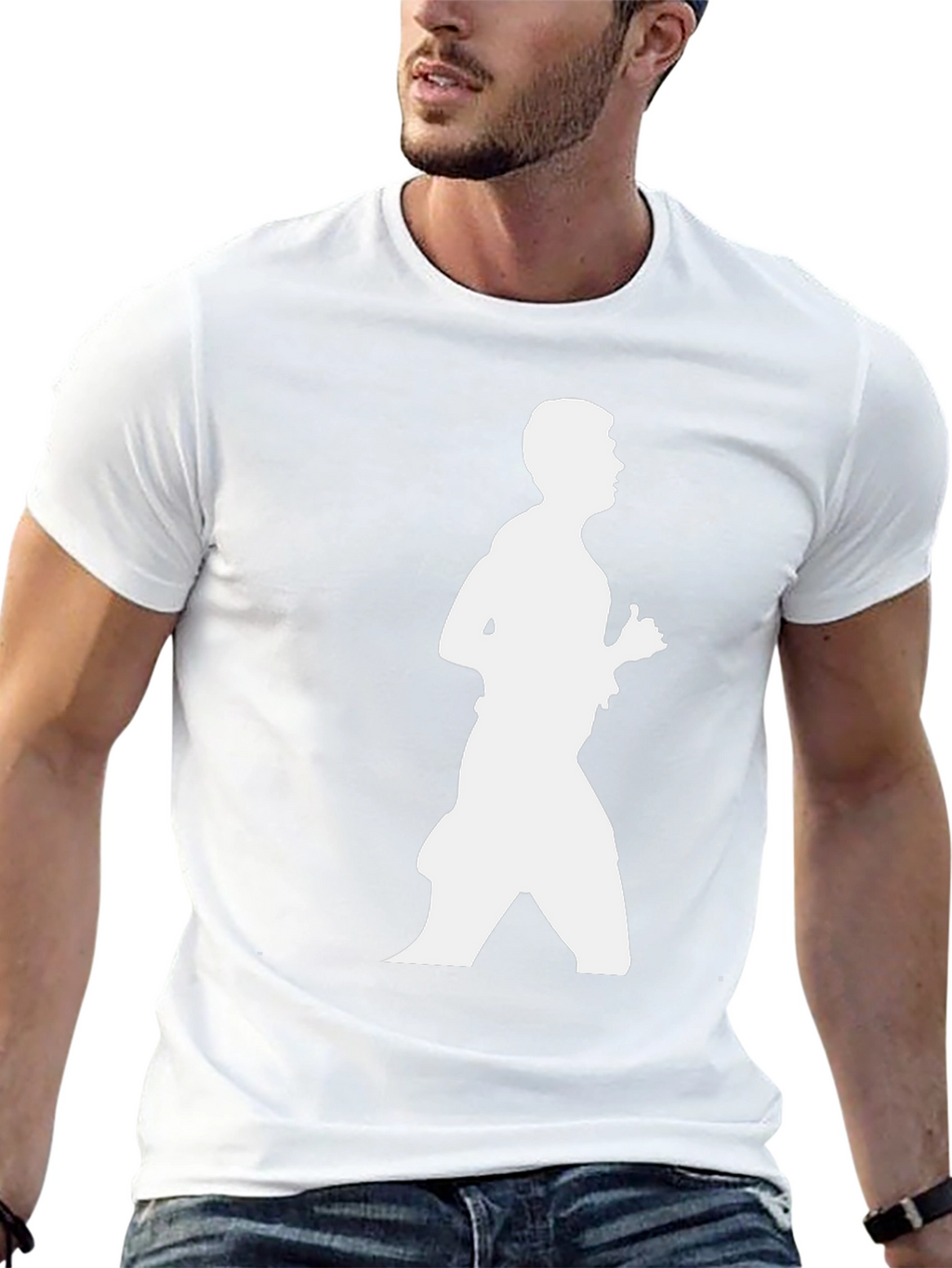 Runner Silhouette Black T-Shirt
