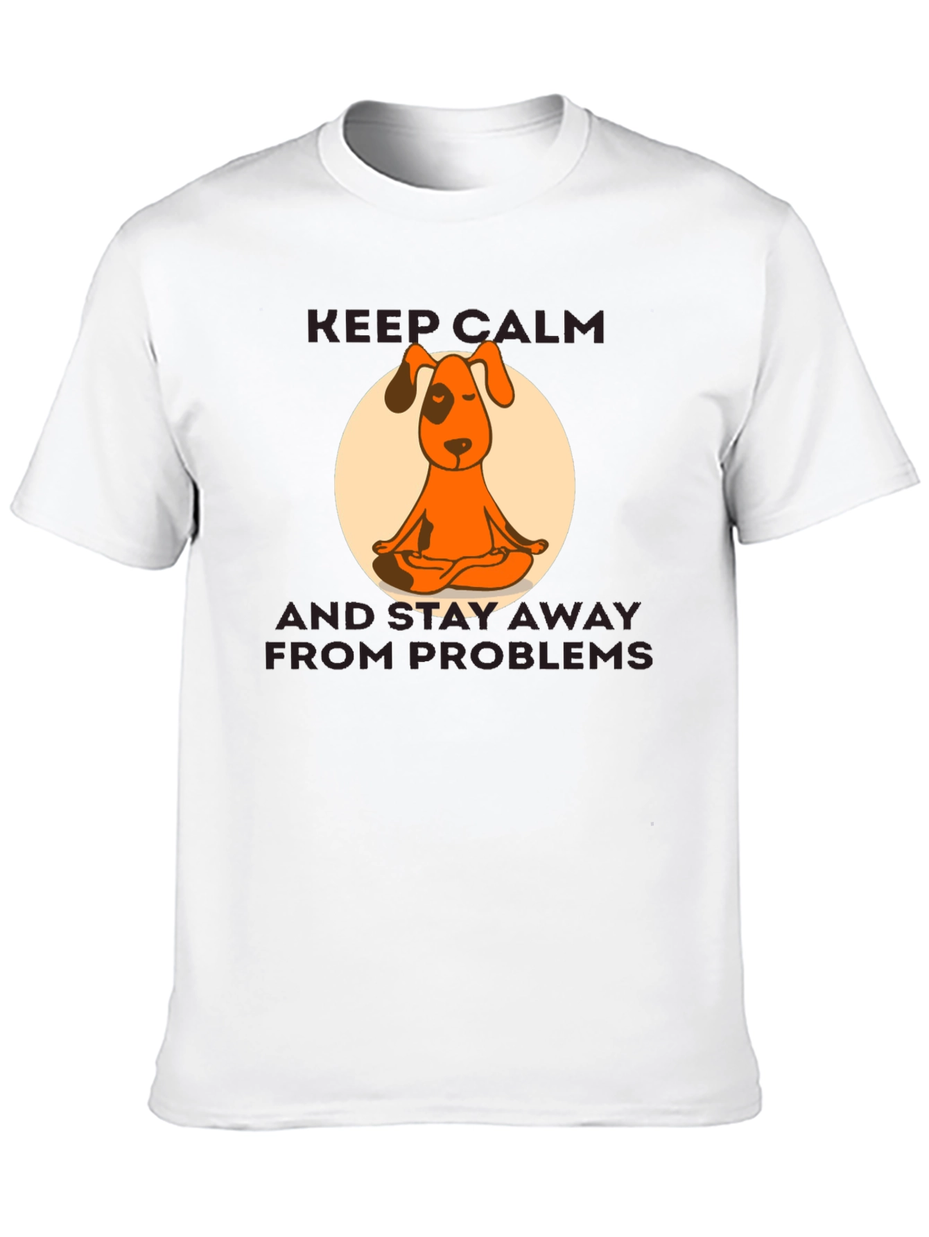 Zen Dog Graphic Tee - Keep Calm