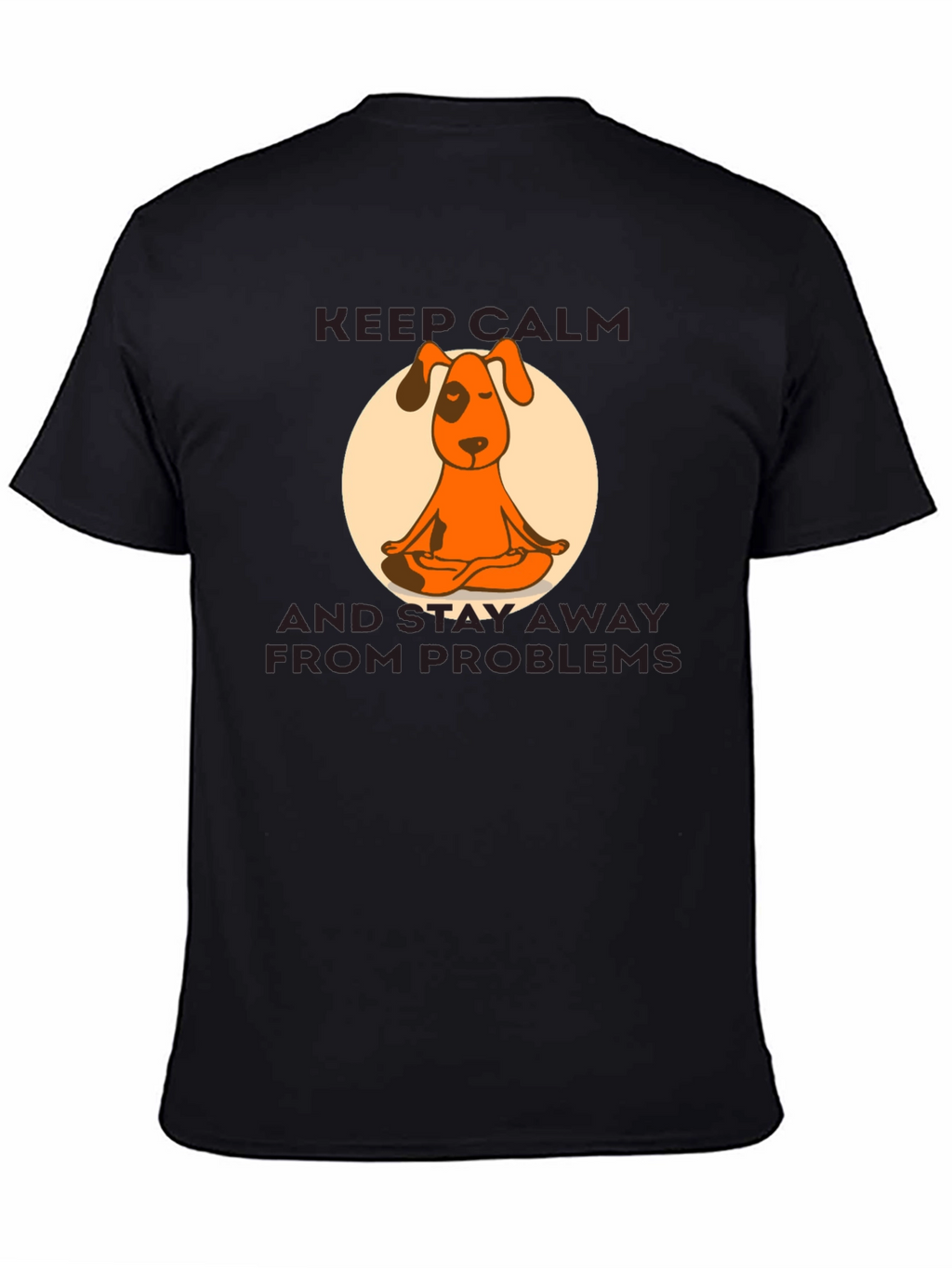 Zen Dog Graphic Tee - Keep Calm