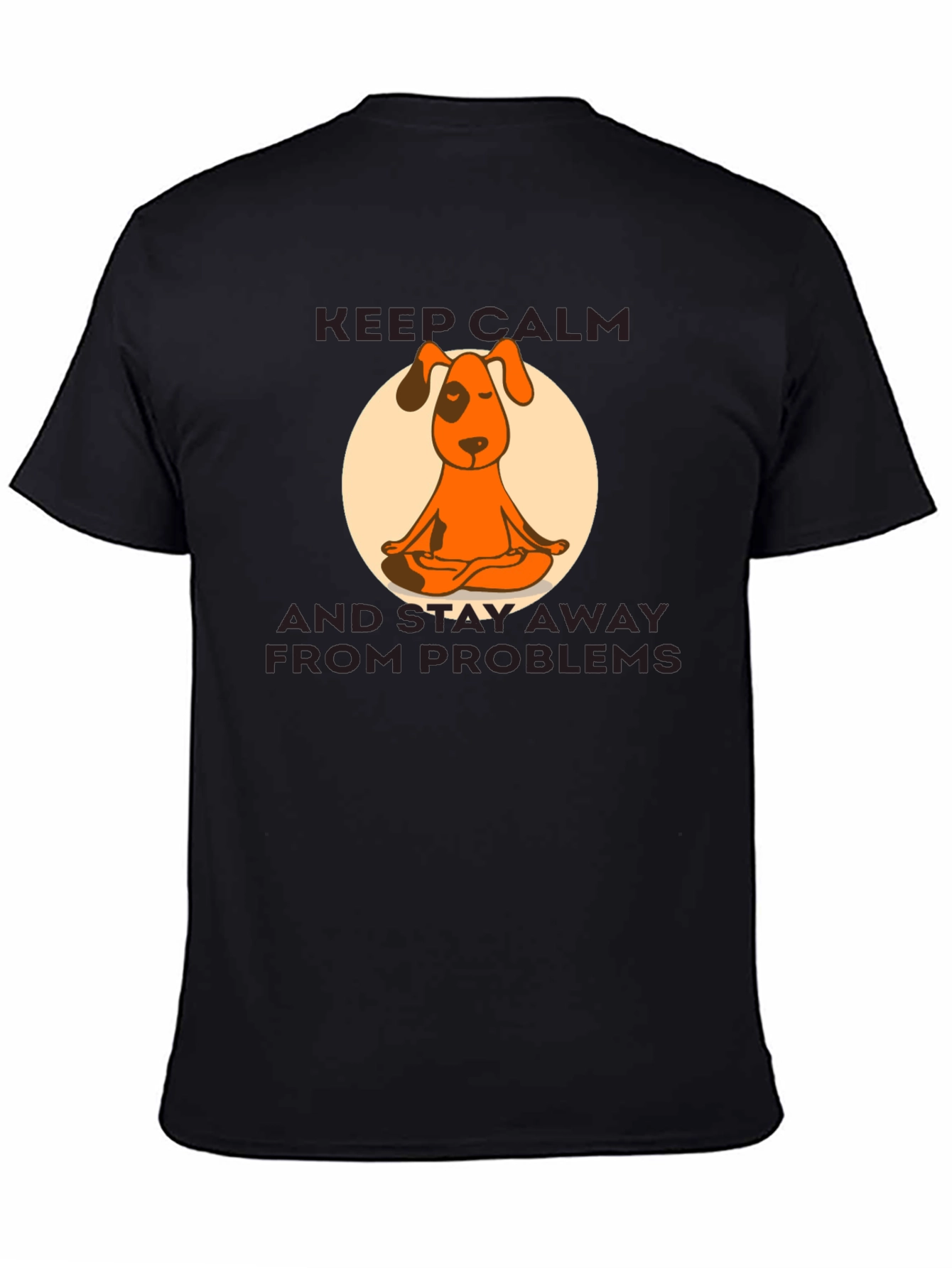 Zen Dog Graphic Tee - Keep Calm
