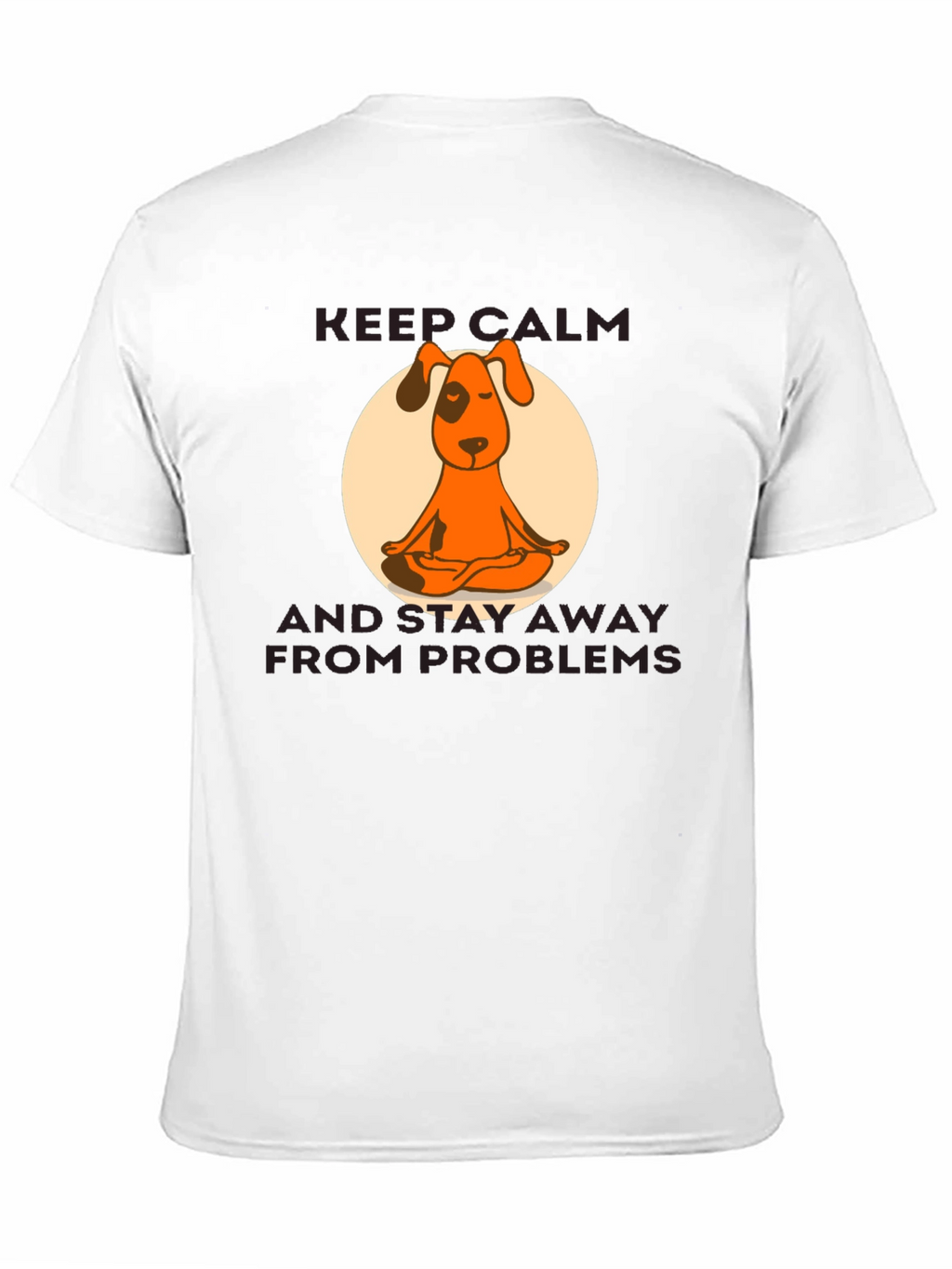 Zen Dog Graphic Tee - Keep Calm