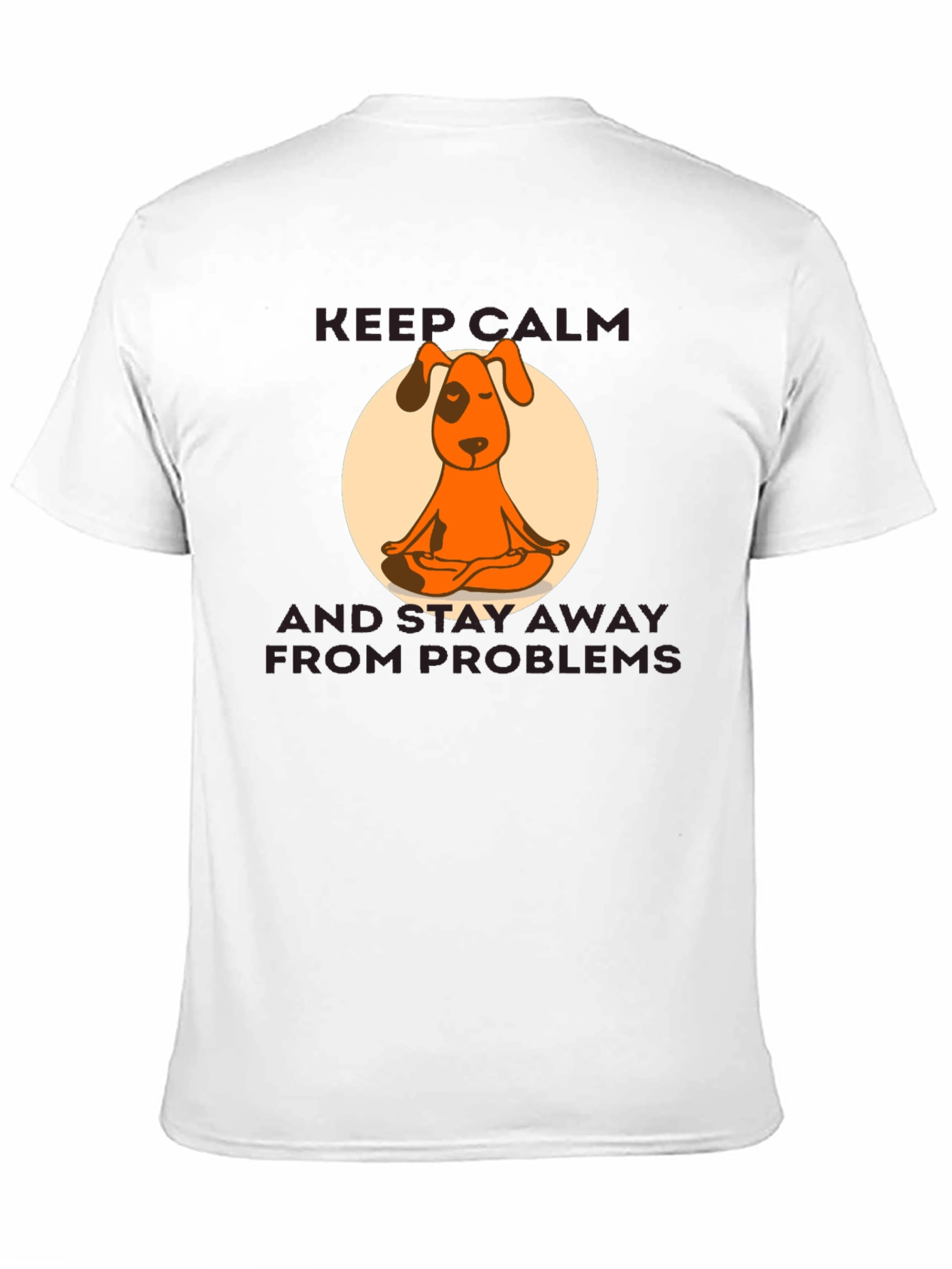 Zen Dog Graphic Tee - Keep Calm