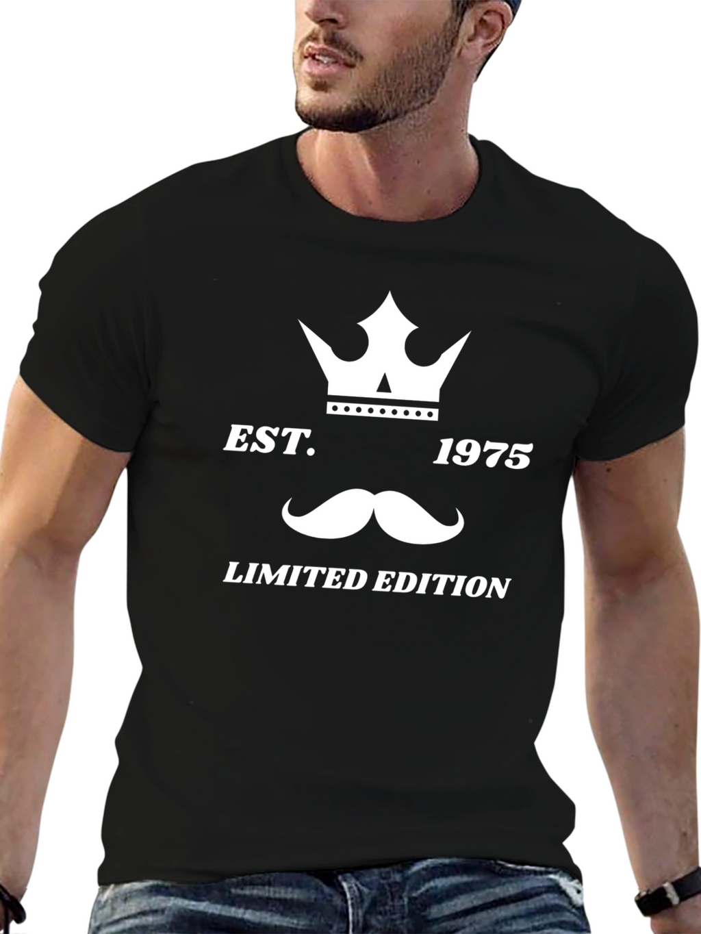 Est. 1975 Limited Edition Black Graphic Tee