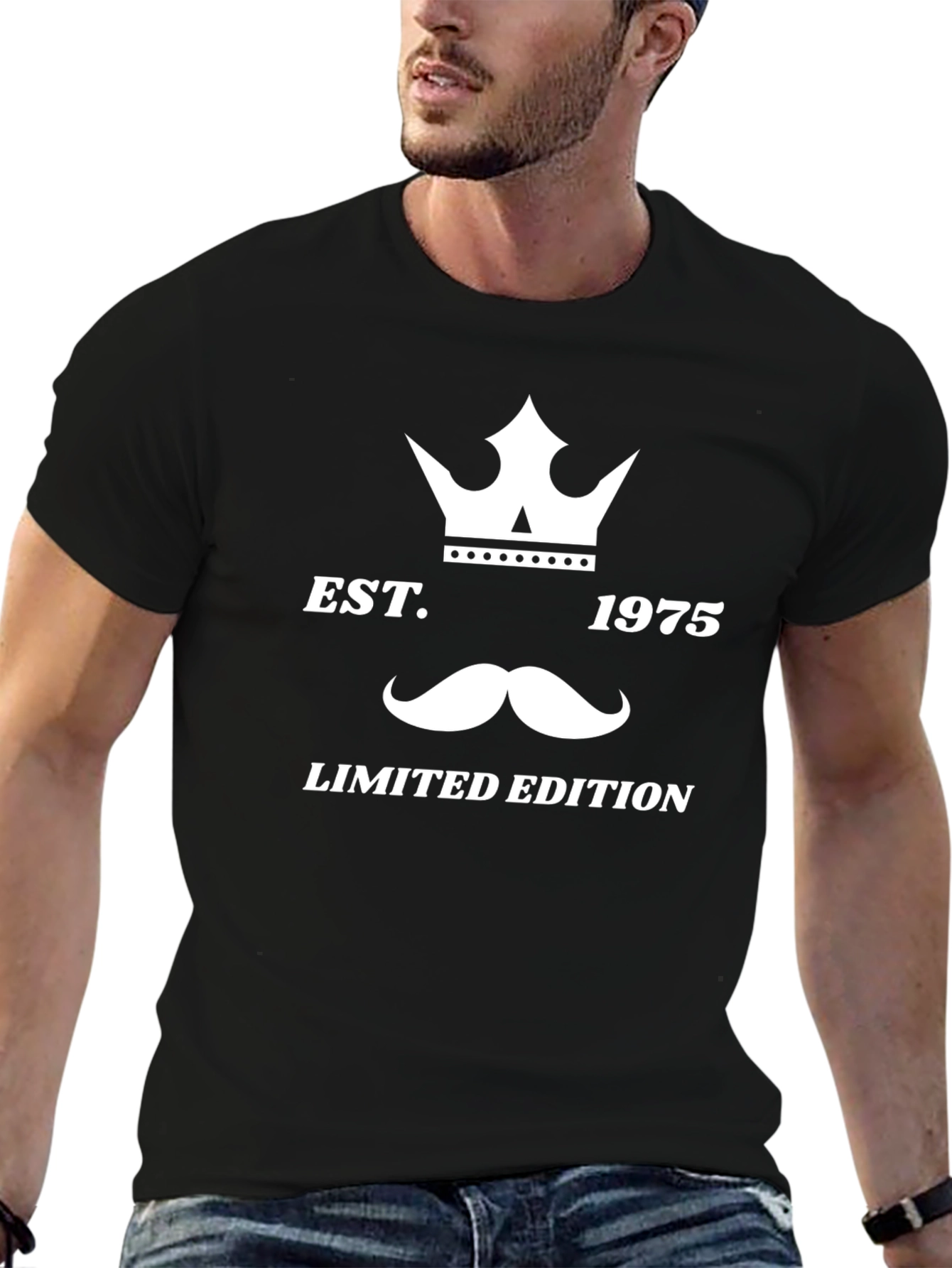 Est. 1975 Limited Edition Black Graphic Tee
