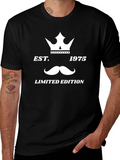 Est. 1975 Limited Edition Black Graphic Tee