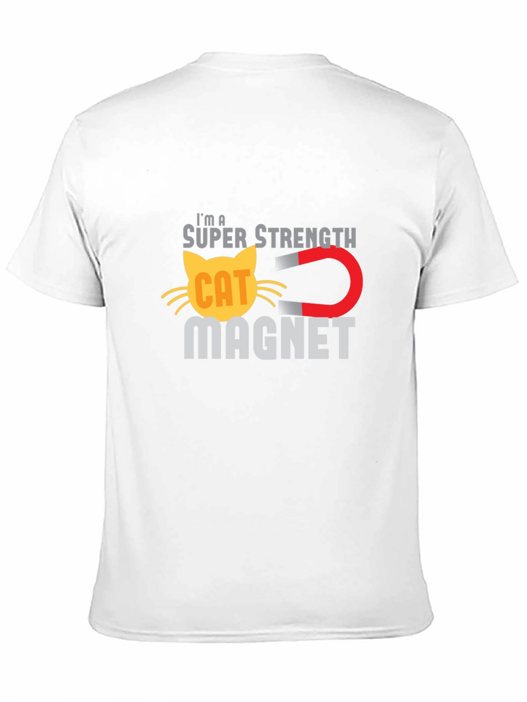 Super Strength Cat Magnet Funny T-Shirt