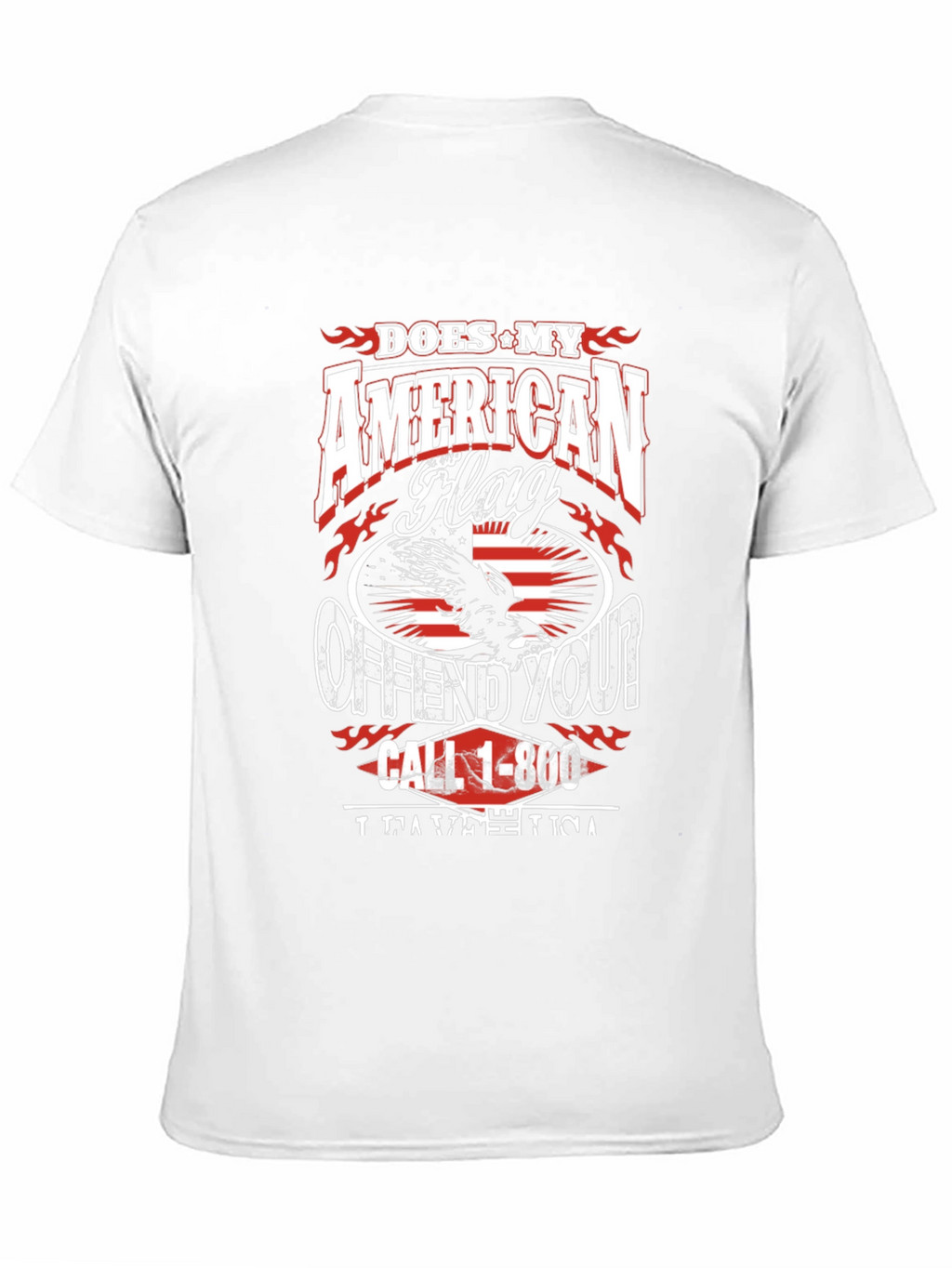 Patriotic Offend You? American Flag Graphic Tee