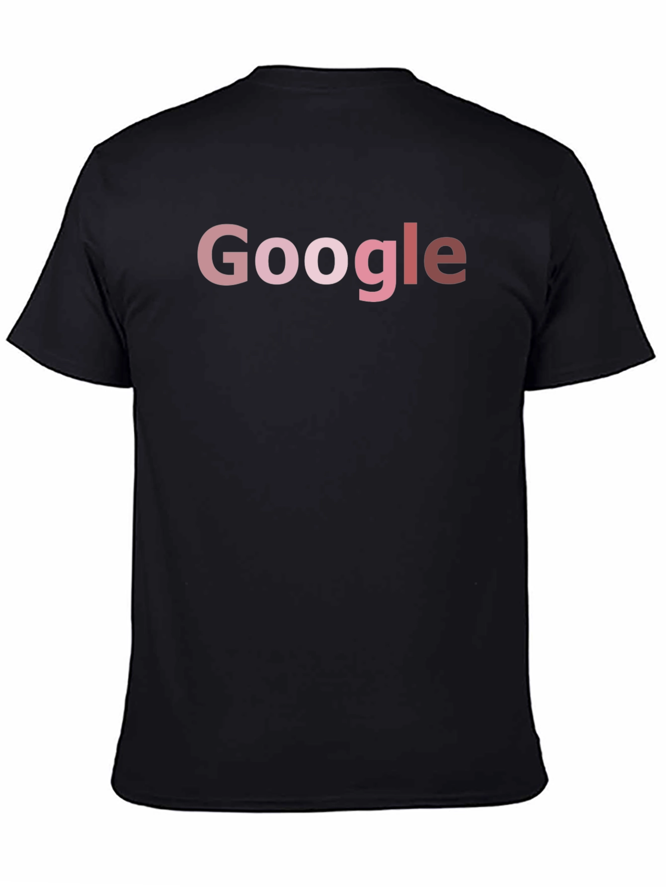 Google Gradient T-Shirt - Stylish Black Tee