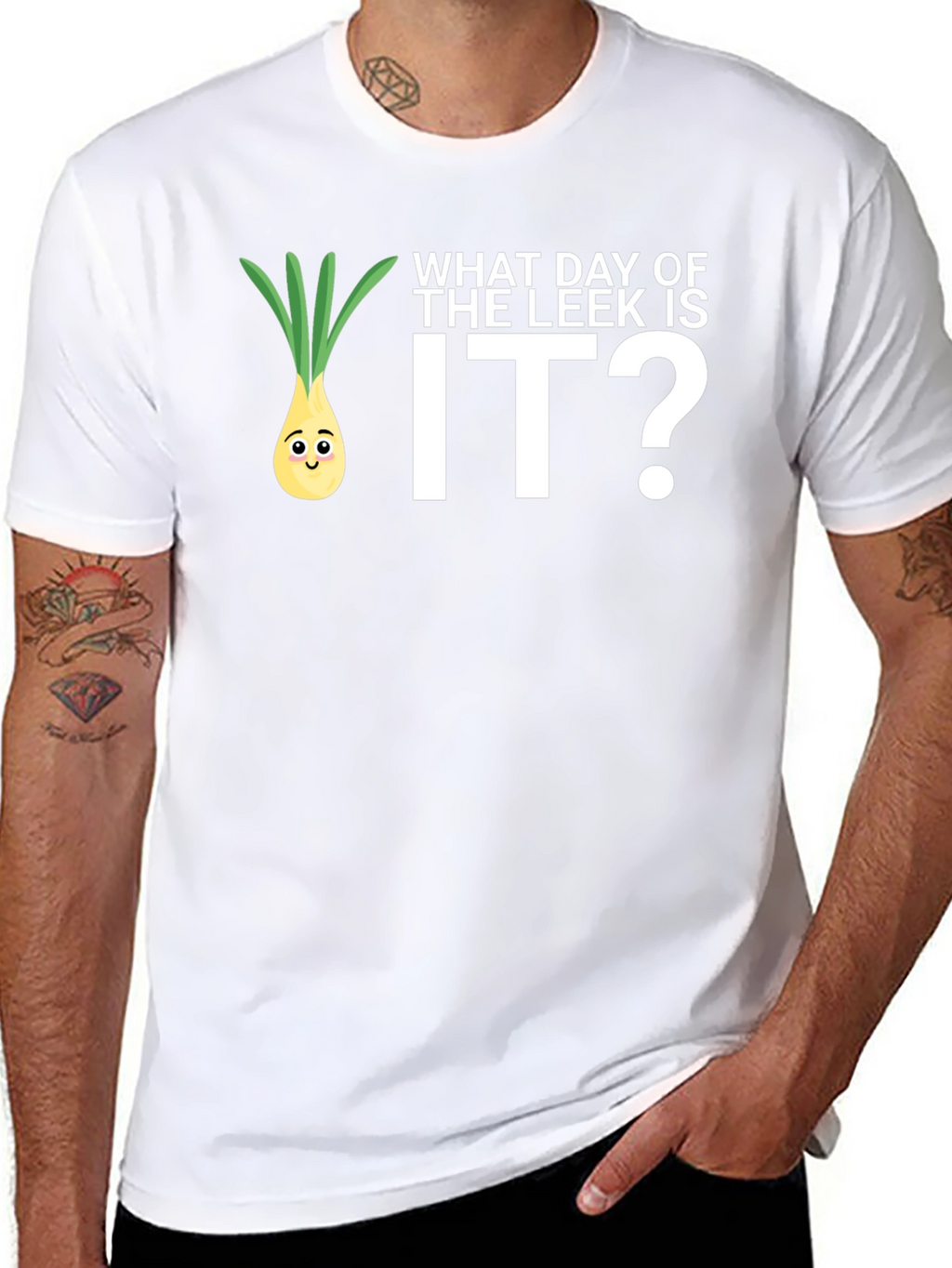 Funny What Day of the Leek is It? T-Shirt