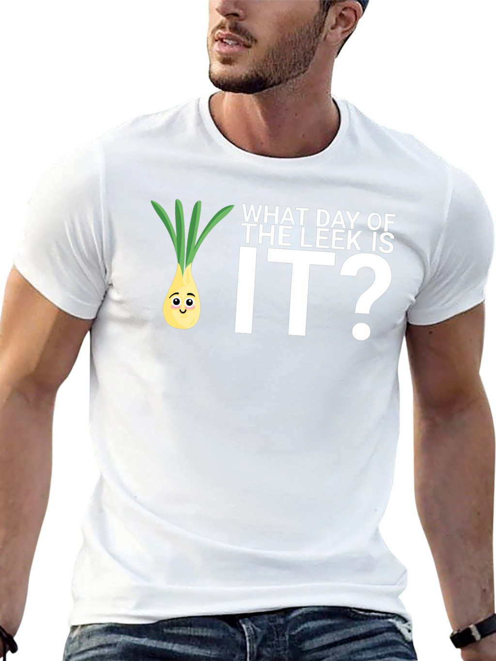 Funny What Day of the Leek is It? T-Shirt
