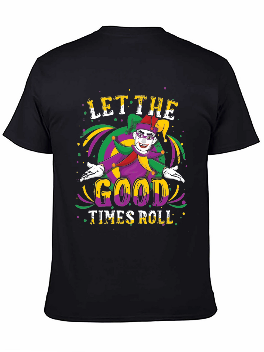 Mardi Gras Jester Graphic T-Shirt