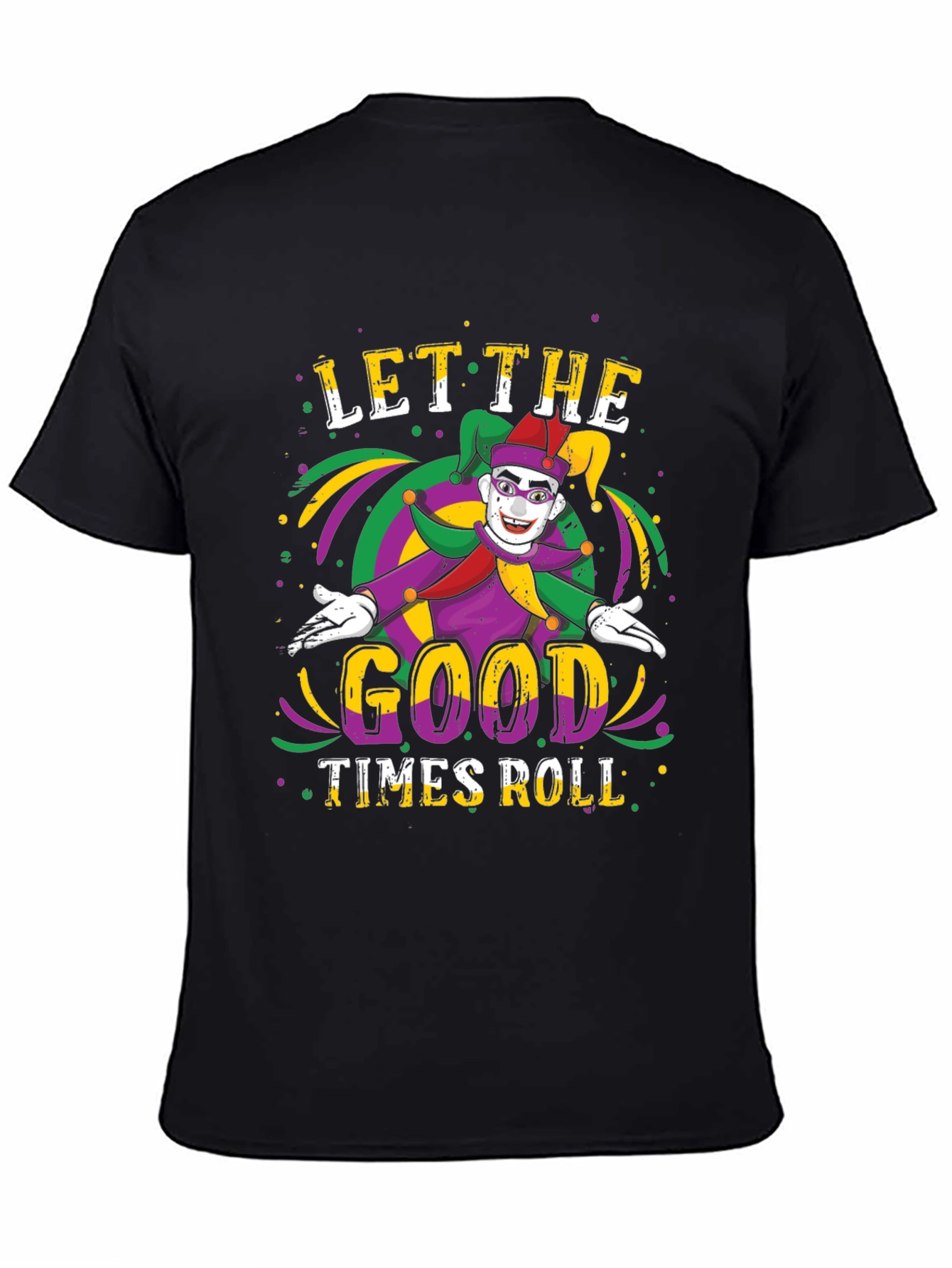 Mardi Gras Jester Graphic T-Shirt
