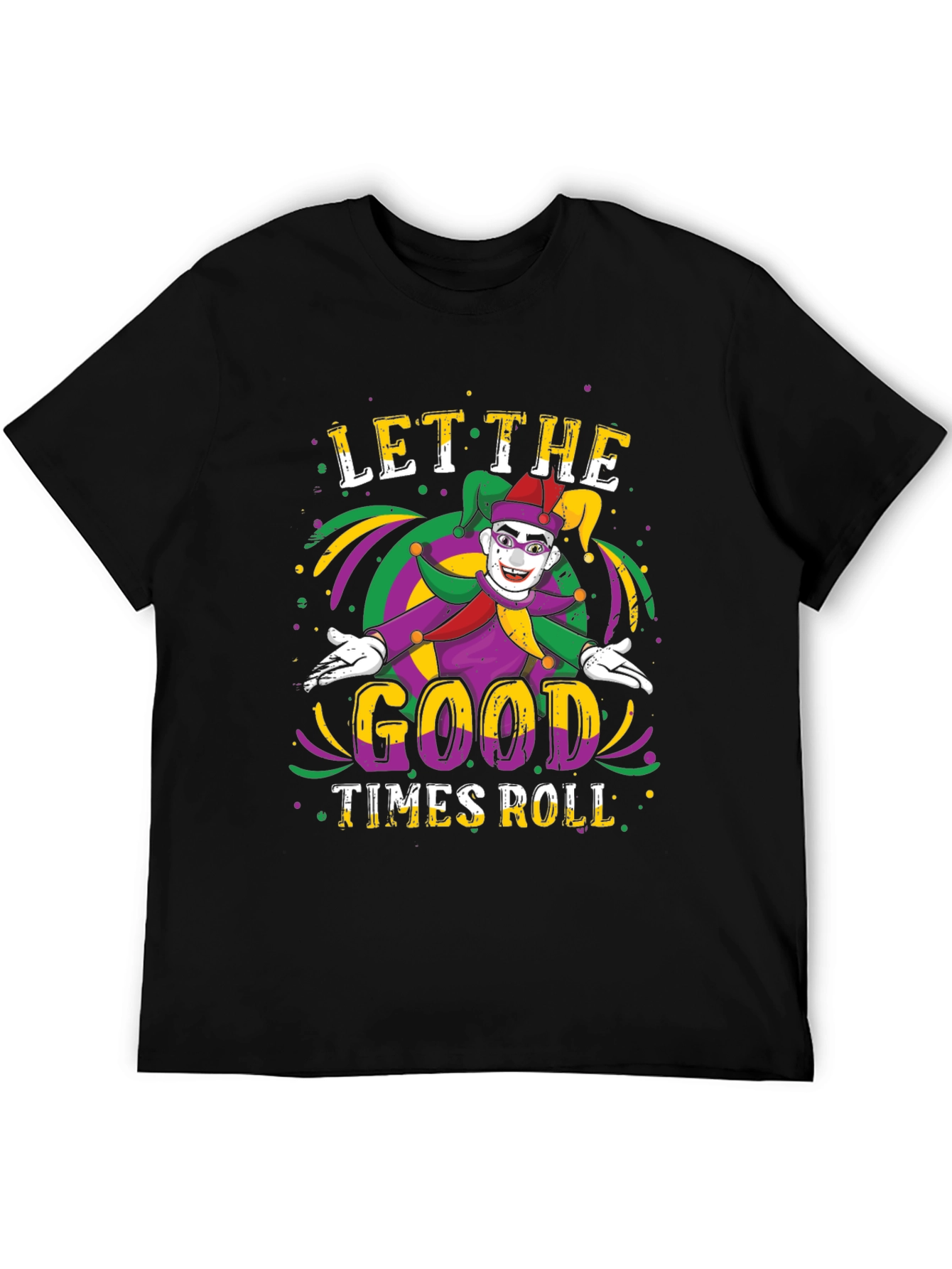 Mardi Gras Jester Graphic T-Shirt