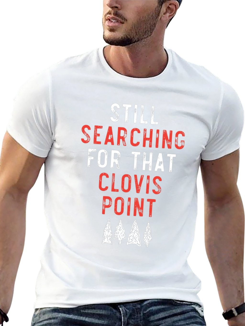 Still Searching for that Clovis Point T-Shirt
