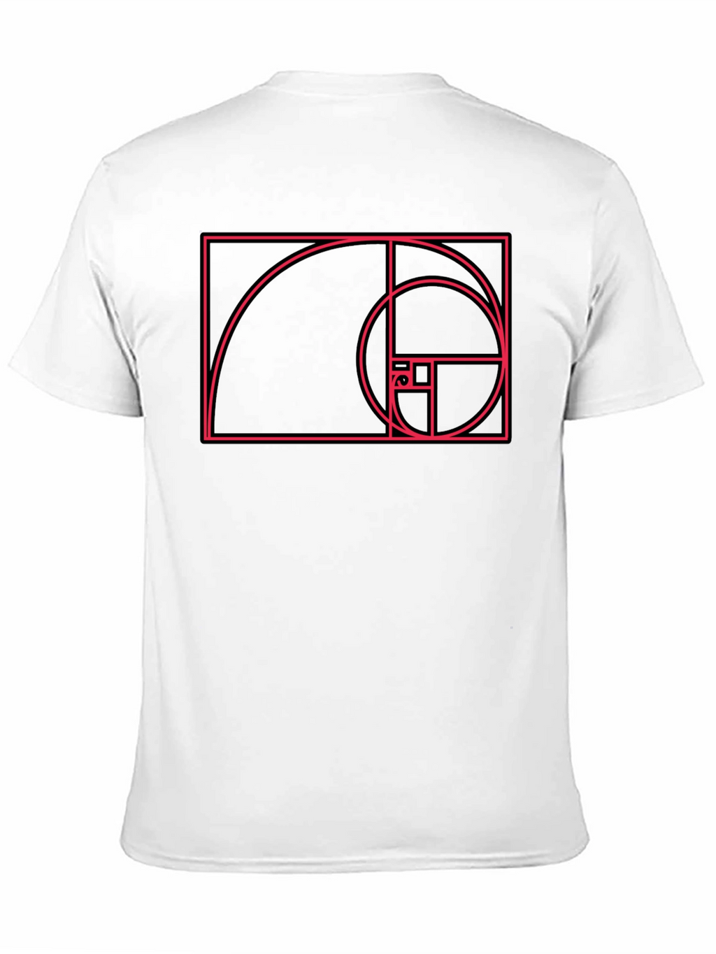 Golden Ratio Fibonacci Sequence Graphic Tee