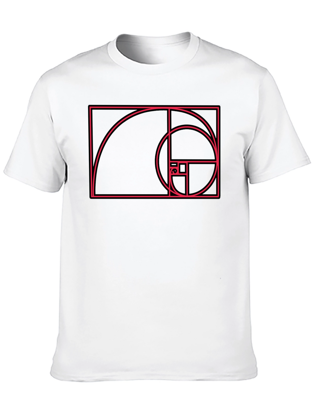 Golden Ratio Fibonacci Sequence Graphic Tee