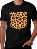 Leopard Print Pocket Tee