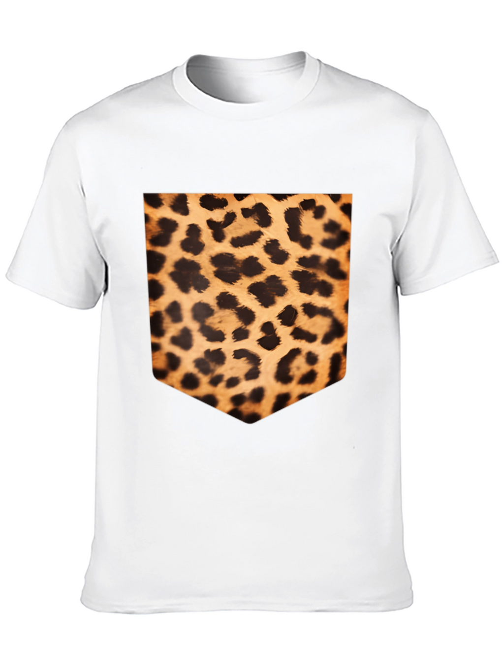 Leopard Print Pocket Tee