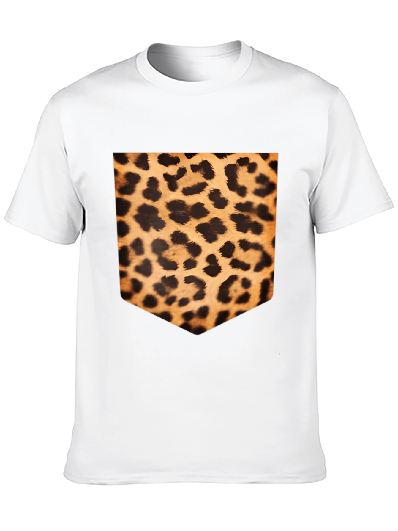 Leopard Print Pocket Tee